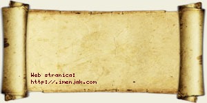 Angelina Smiljković vizit kartica